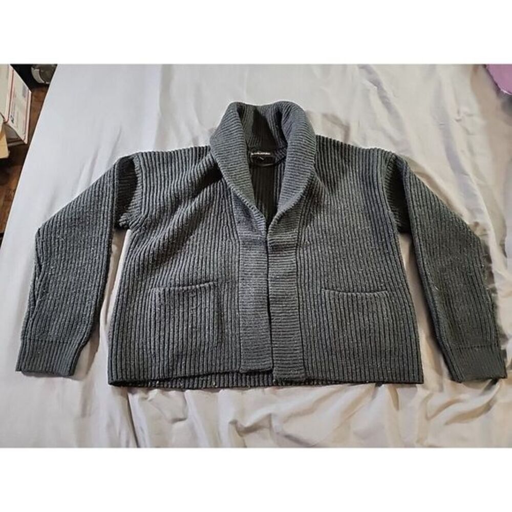 BANANA REPUBLIC Open‎ Style Long Sleeve Gray Cardigan Sweater Women's Size Med